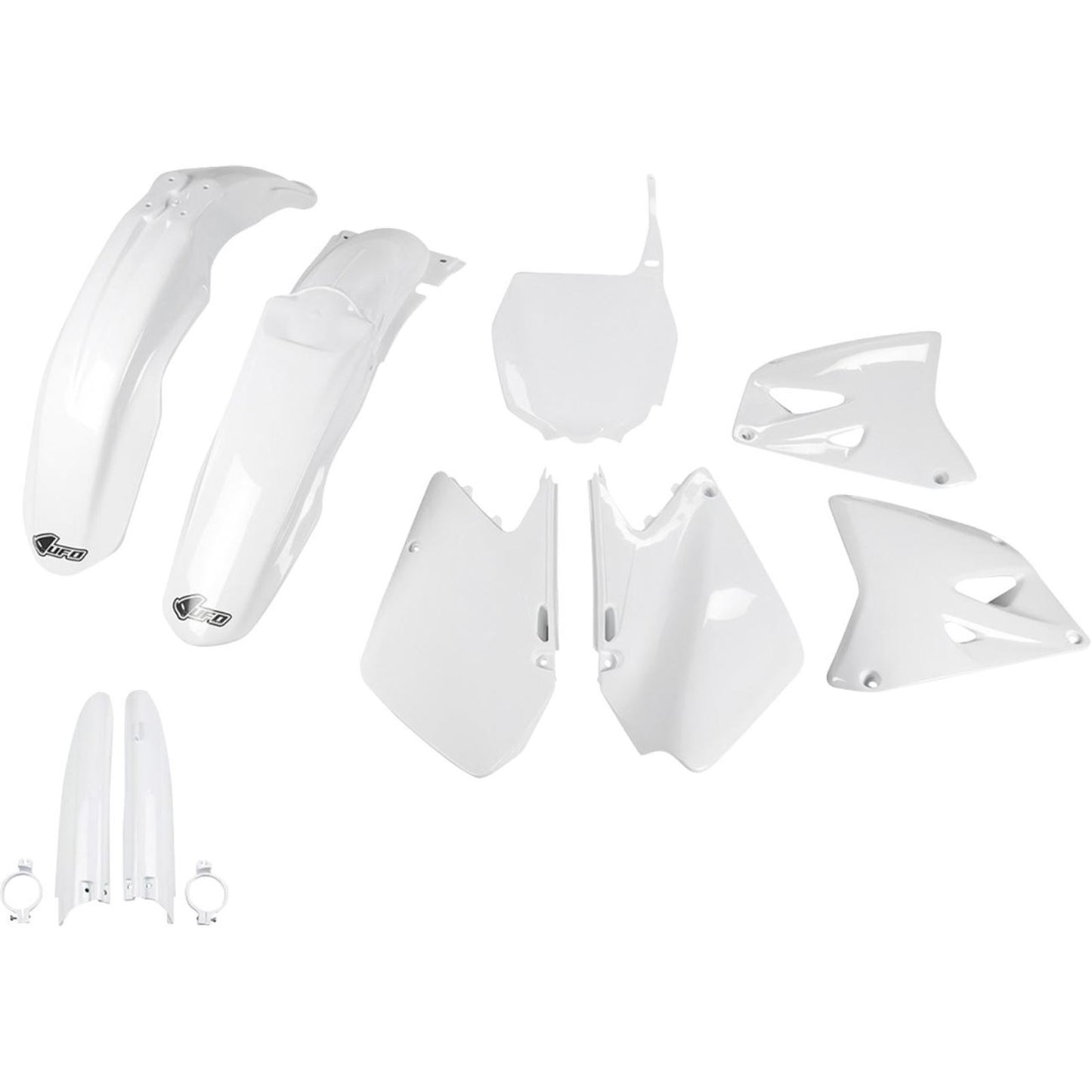 UFO Plastics Body Kit - White for RM 125/250 '01-'05 [MPN: SUKIT402F@041]_1790556