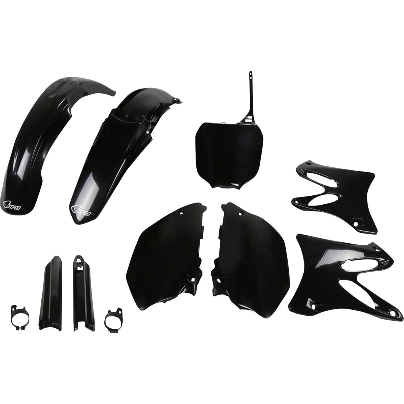 UFO Plastics Body Kit - Black for YZ 125/250 - '02-'04 [MPN: YAKIT301F@001]_1790526