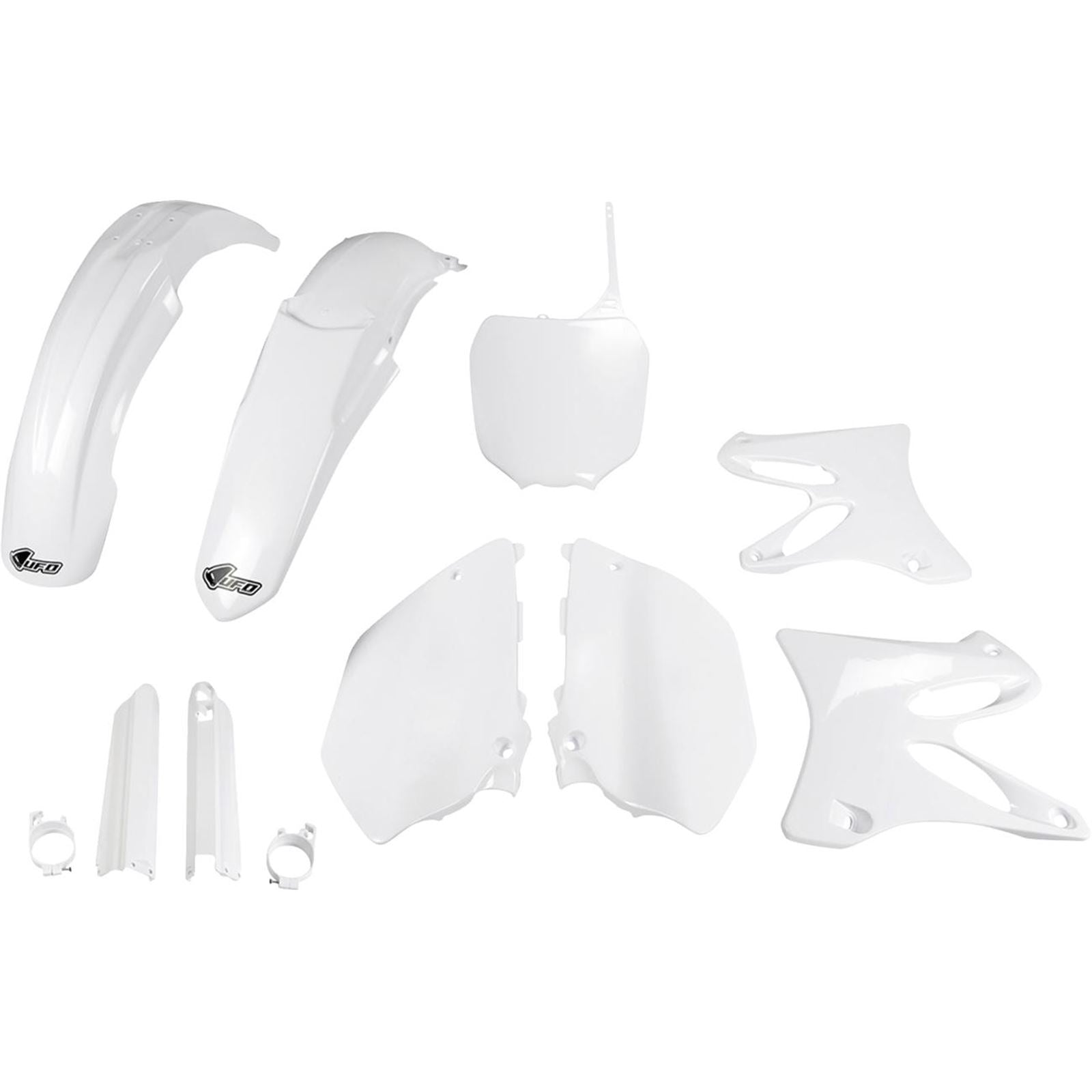 UFO Plastics Body Kit - White for YZ125/250 '02-'04 [MPN: YAKIT301F@046]_1790527