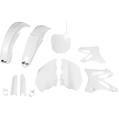 UFO Plastics Body Kit - White for YZ125/250 '02-'04 [MPN: YAKIT301F@046]_1819231