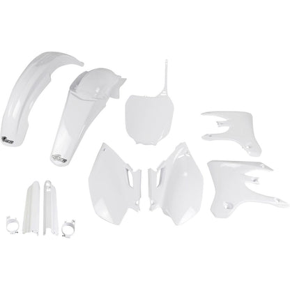 UFO Plastics Body Kit - White for YZ 250/450 F - '03-'04 [MPN: YAKIT304F@046]_1790587