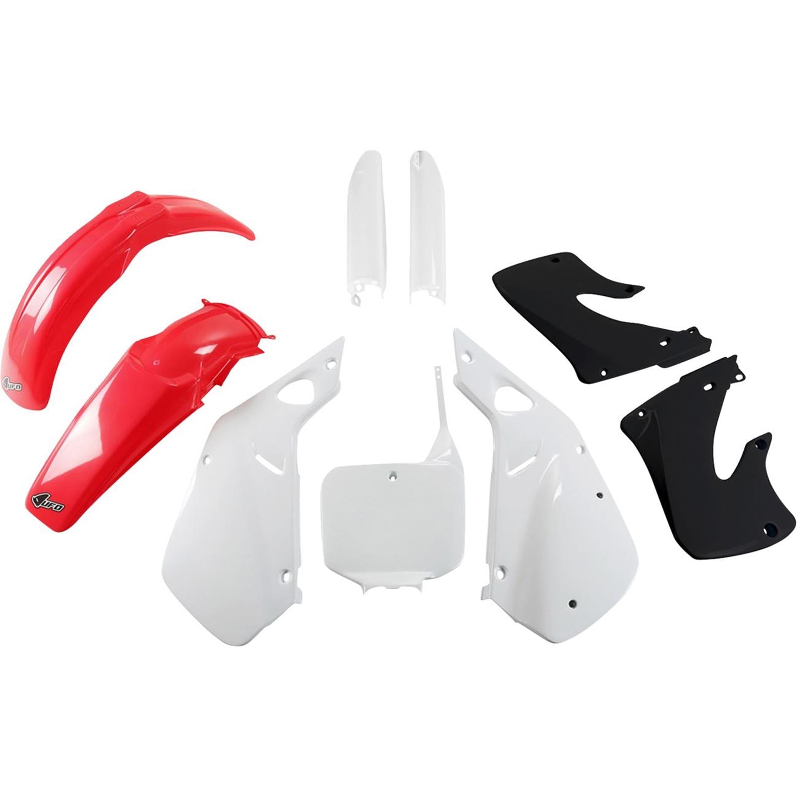 UFO Plastics Body Kit - Red/White/Black for CR 125/250 [MPN: HOKIT094F@999]_1790583