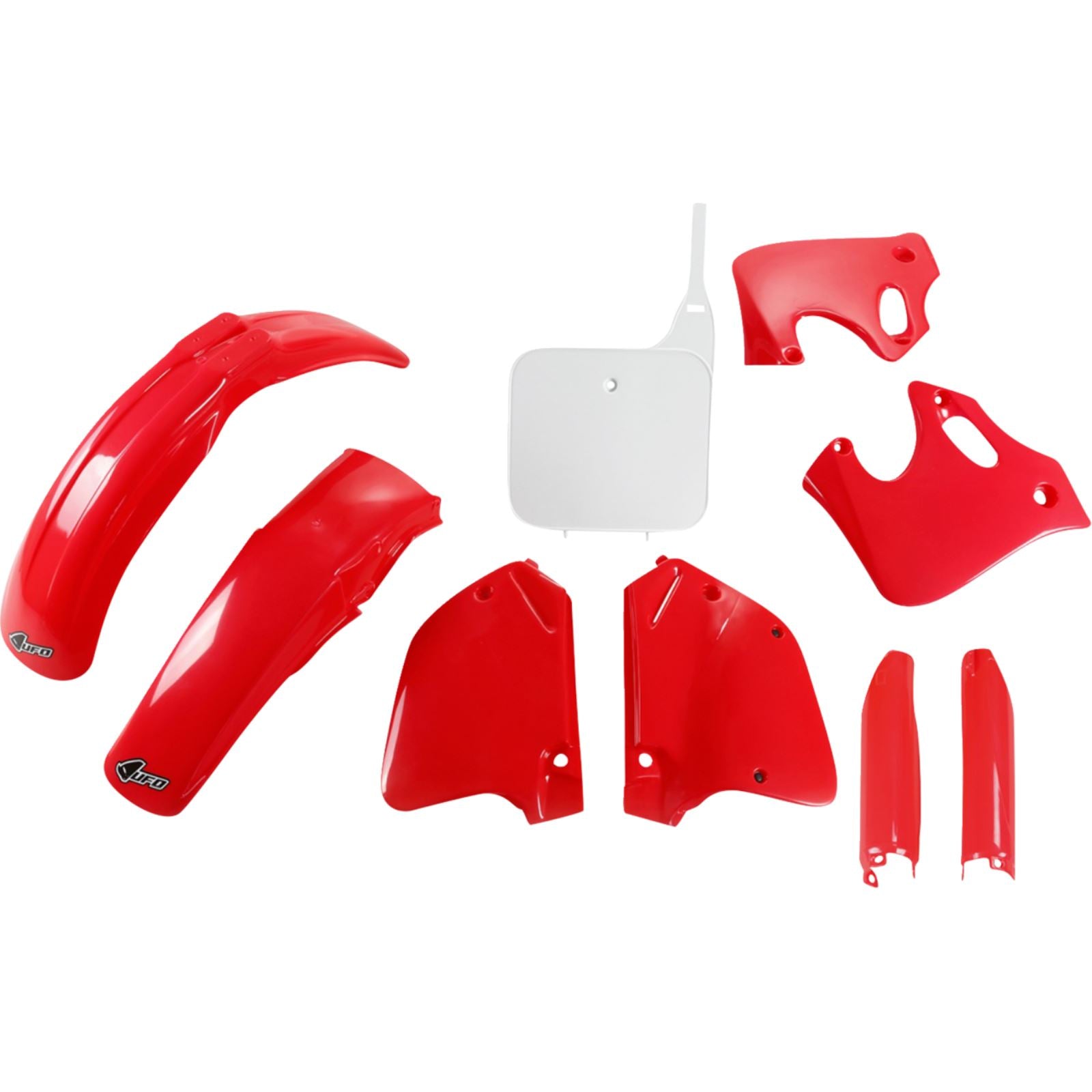 UFO Plastics Body Kit - '93-'94 Red/White for CR 125/250 '92-'94 [MPN: HOKIT096F@999]_1783239
