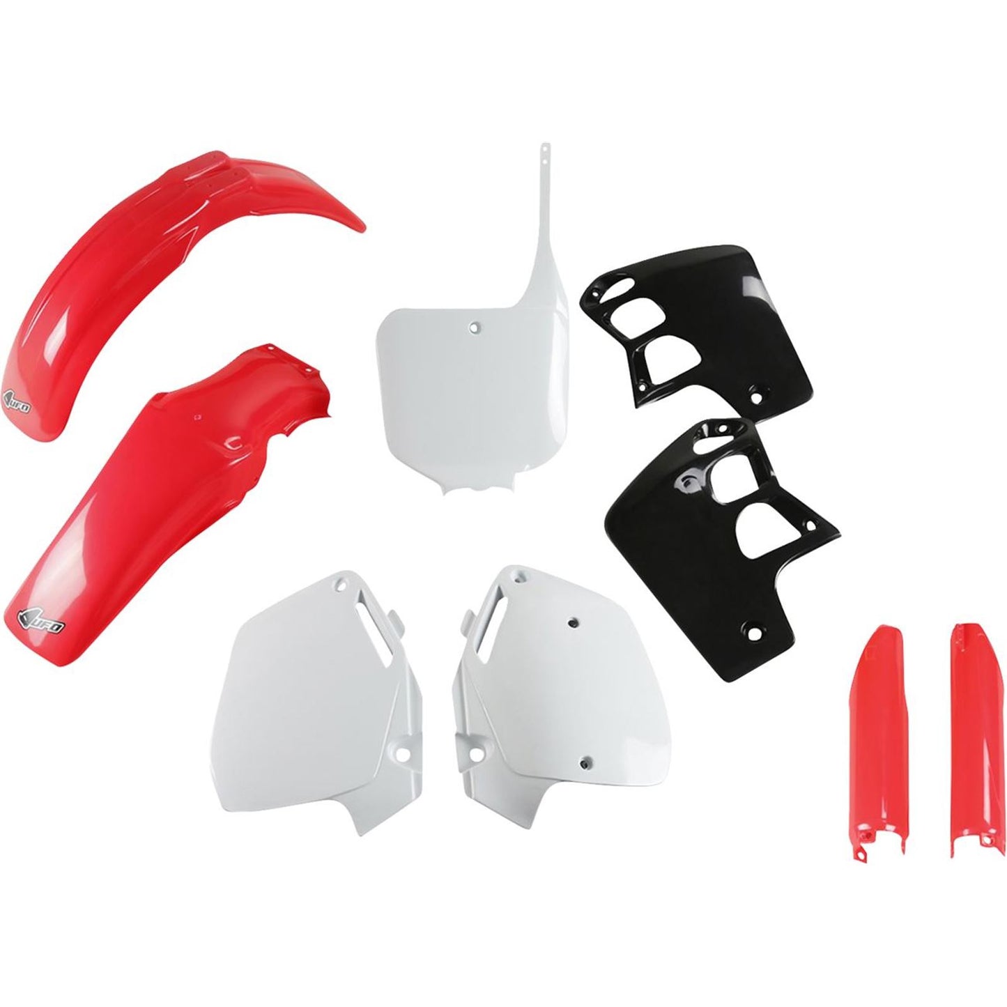 UFO Plastics Body Kit - '96/'98-'99 Red/White/Black for CR500R [MPN: HOKIT089F@999]_1819246
