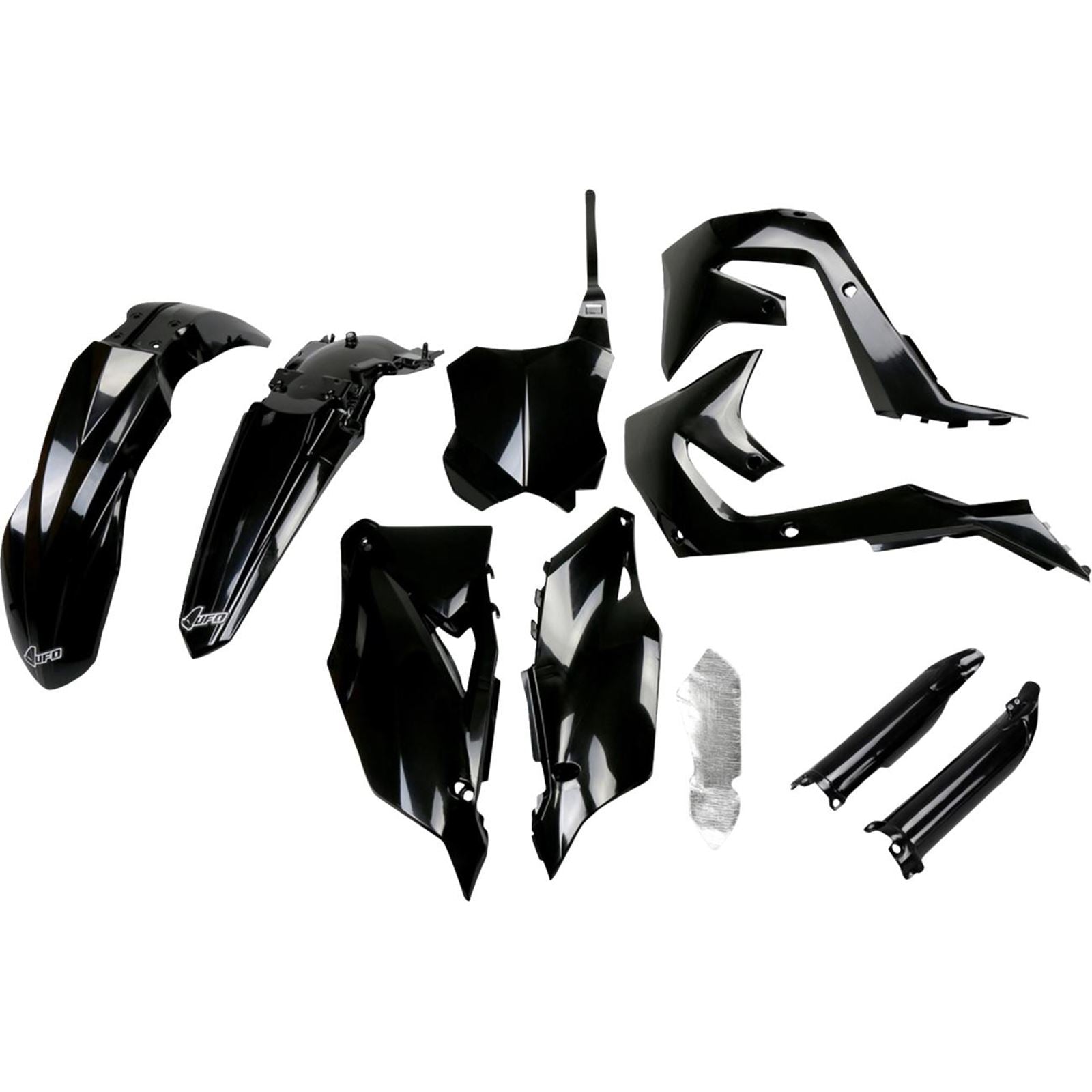 UFO Plastics Body Kit - Black for KX 250/450 F '19-'24 [MPN: KAKIT227F@001]_1819269
