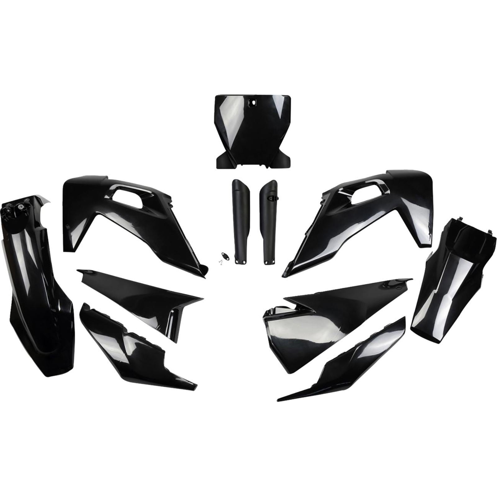 UFO Plastics Body Kit - Black for Husqvarna TC/FC [MPN: HUKIT622F@001]_1790489