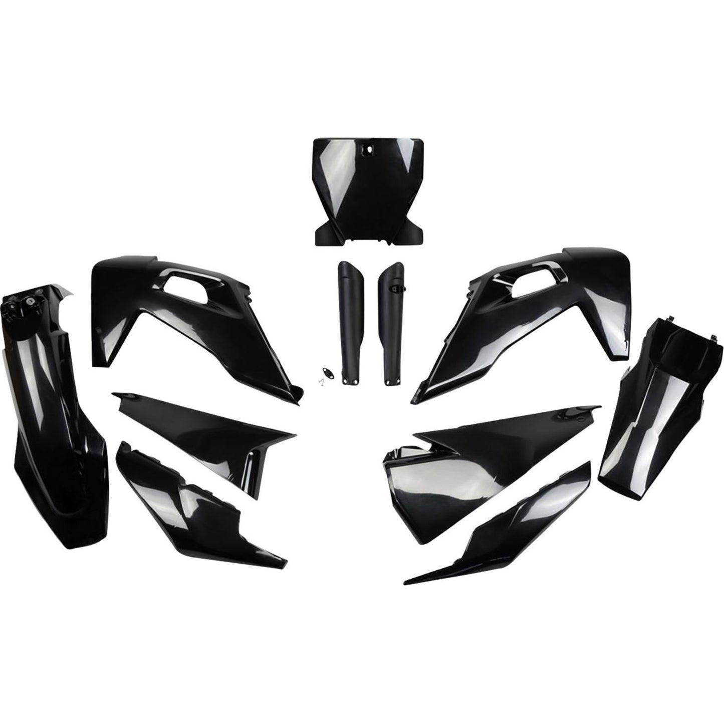 UFO Plastics Body Kit - Black for Husqvarna TC/FC [MPN: HUKIT622F@001]_1819266