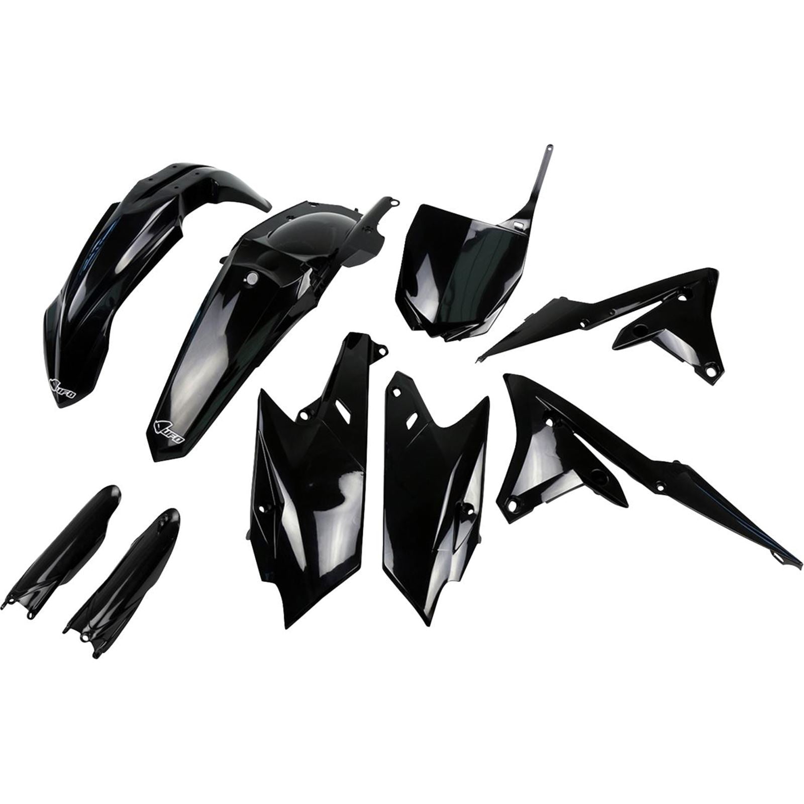 UFO Plastics Body Kit - Black for YZ 250/450 F '14-'18 [MPN: YAKIT318F@001]_1790571
