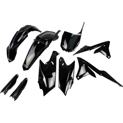 UFO Plastics Body Kit - Black for YZ 250/450 F '14-'18 [MPN: YAKIT318F@001]_1819279