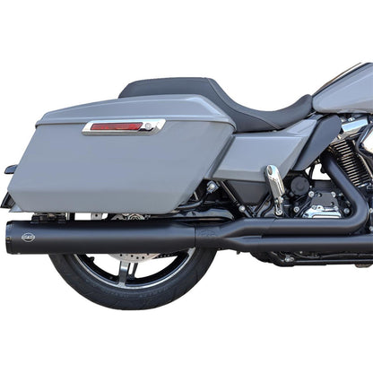S&S Cycle 2-into-1 GNX Exhaust System - Race Only - Guardian Black for Touring [MPN: 550-1167]_1819273