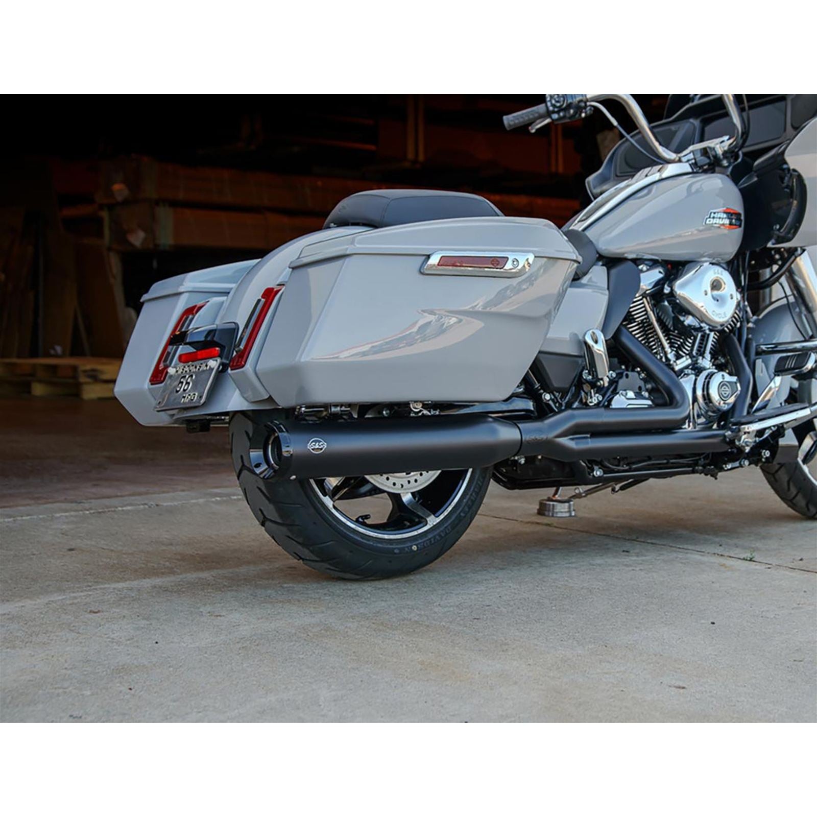 S&S Cycle 2-into-1 GNX Exhaust System - 49-State - Guardian Black for M8 Touring [MPN: 550-1169]_1996021