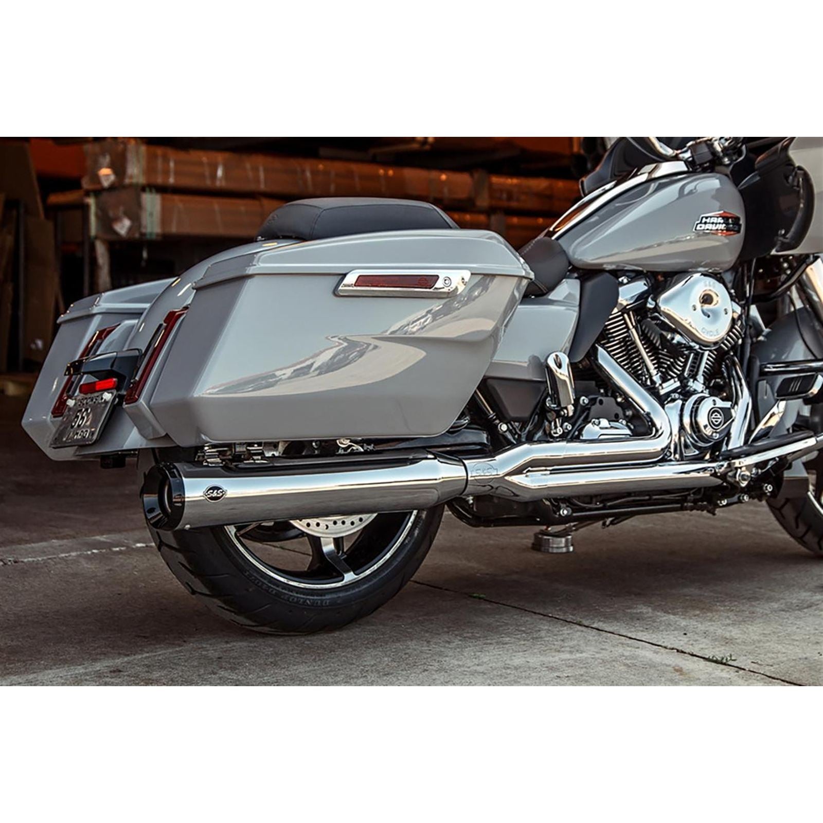 S&S Cycle 2-into-1 GNX Exhaust System - 49-State - Chrome for M8 Touring [MPN: 550-1170]_1996008