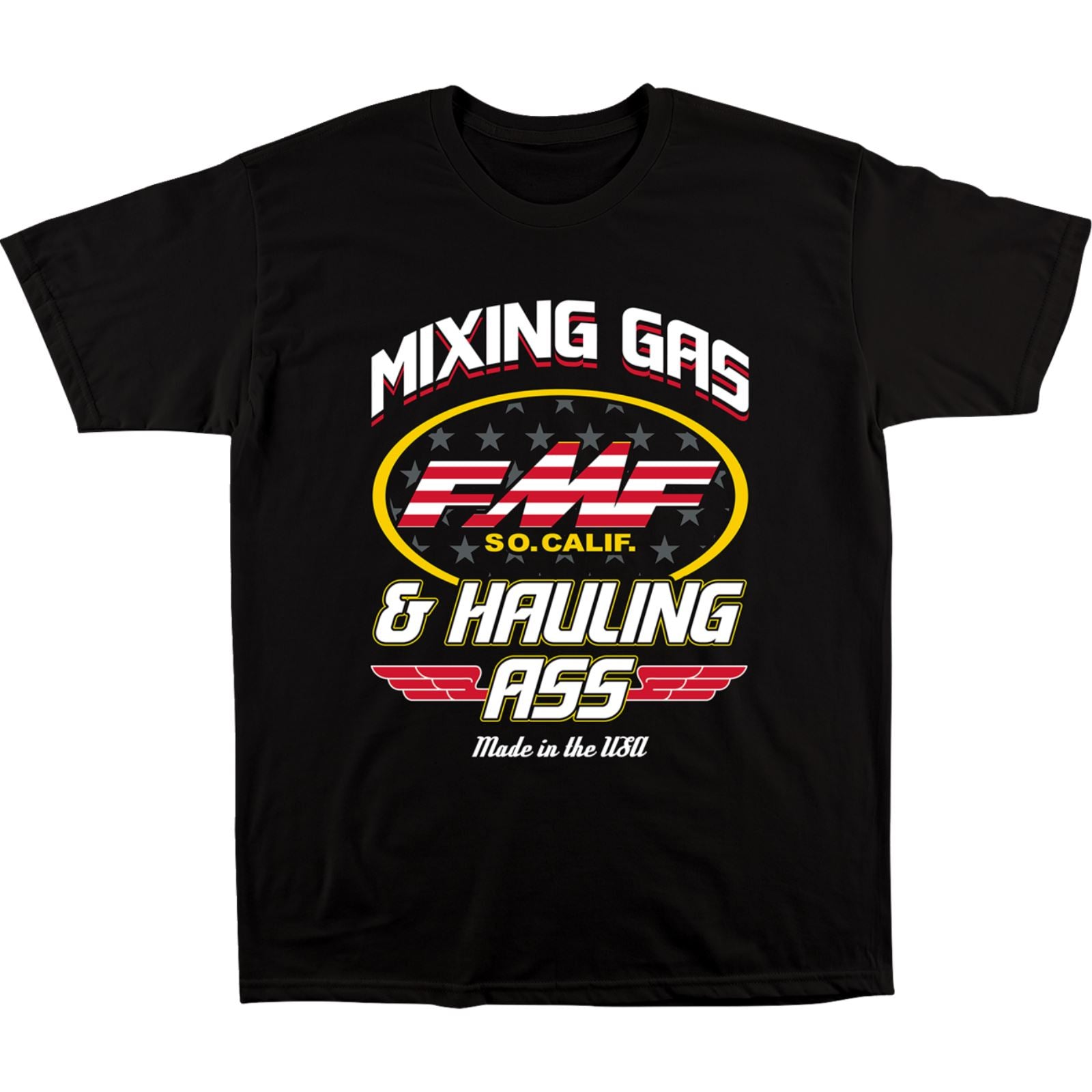 FMF Racing Rush T-Shirt - Black - Small [MPN: FA25118904BLKSM]_1783218