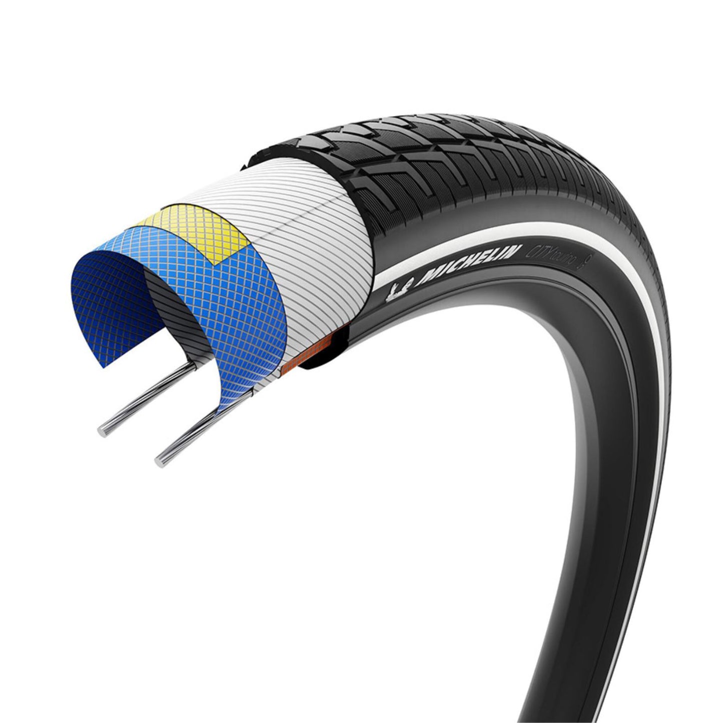 Michelin - Bicycle City Touring Road Tire 29"x2.00 - Black 25970_1783322