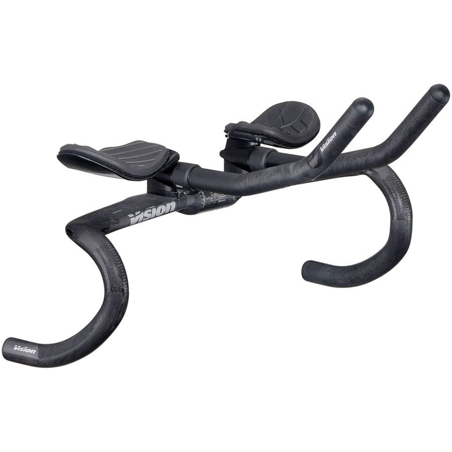 Vision Metron 4D Flat M.A.S. Handlebar w/Extensions, 400mm Width, Carbon [MPN: 670-0196020030]_2101703