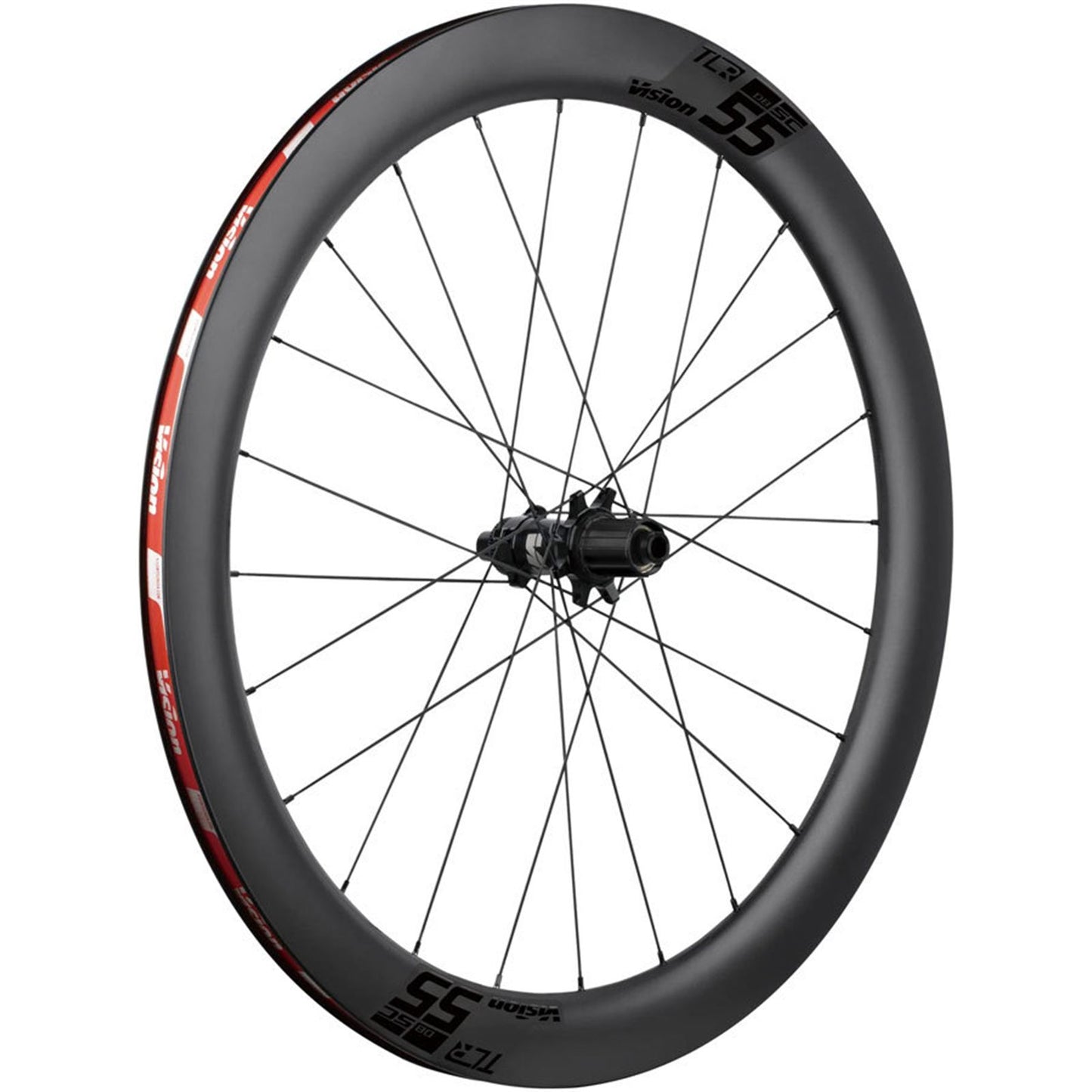 Vision SC55 TL Rear Wheel, Tubeless 700c, 24H Spoke Count, Black [MPN: 71000091054034]_1933788