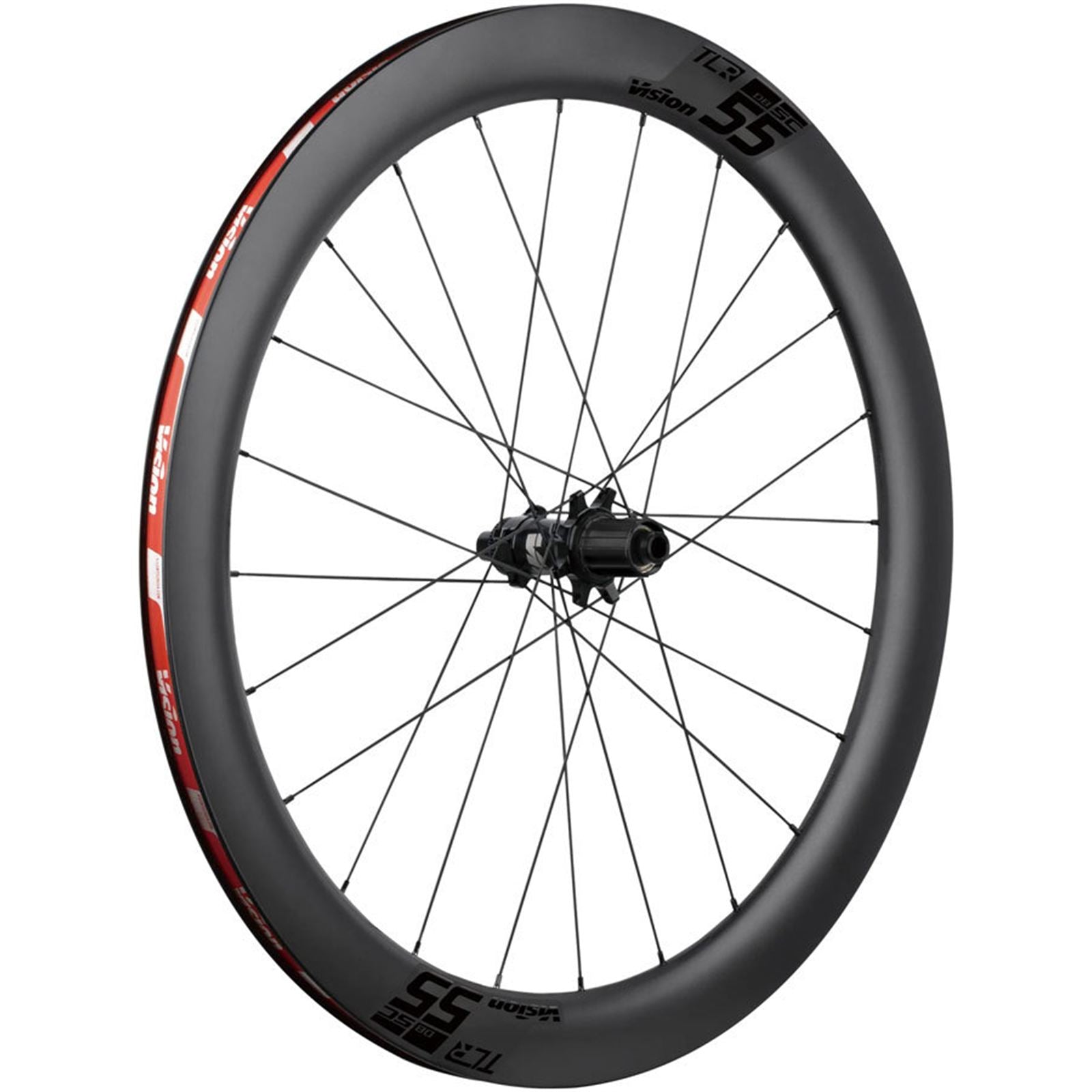 Vision SC55 TL Rear Wheel, Tubeless 700c, 24H Spoke Count, Black [MPN: 71000091054034]_1933788