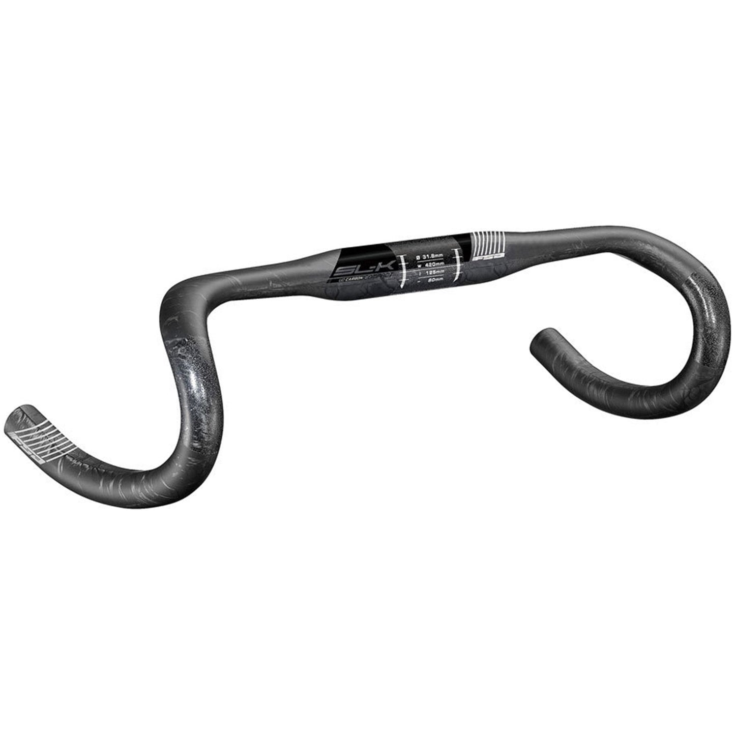 Full Speed Ahead SL-K Compact Handlebar 31.8mm Clamp Diameter, 360mm Width, Carbon [MPN: 185-0038055030]_1924215
