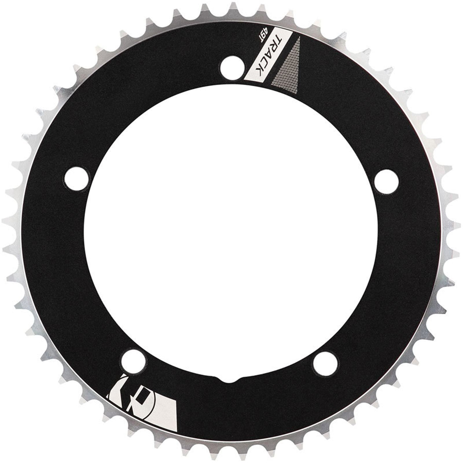 Full Speed Ahead NS Track Chainring, 1x 54T Tooth Count, 144BCD – Black [MPN: 368-0028011050]_1921672