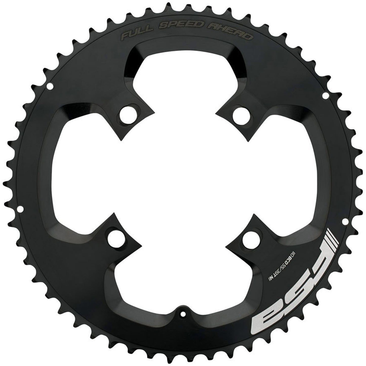 Full Speed Ahead SL-K Super Road Chainring, 1x 50T Tooth Count, Black [MPN: 371-0085005012]_1953667