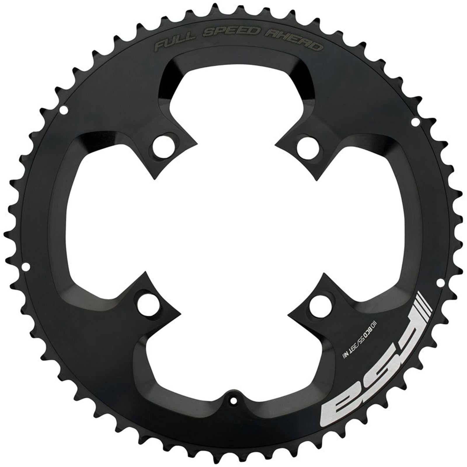 Full Speed Ahead SL-K Super Road Chainring, 1x 50T Tooth Count, Black [MPN: 371-0085005012]_1953667