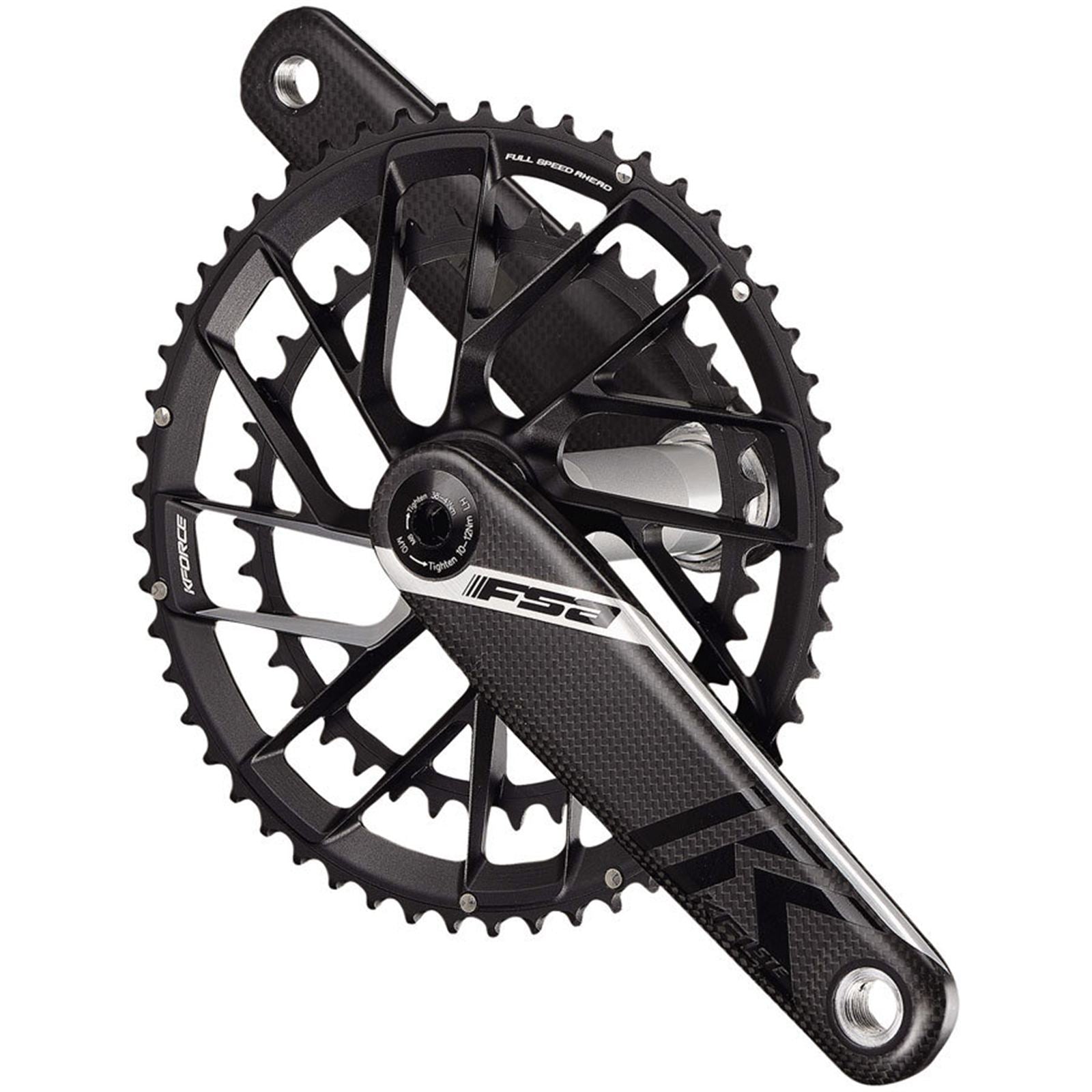 Full Speed Ahead K-Force Team Edition Crankset, 2x 50/34T Chainrings, Black [MPN: 336-0368553030]_1921323