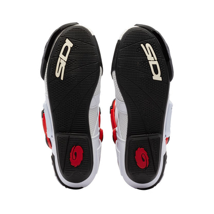 Sidi - Powersports Rex Air Motorcycle Boots - White/Red - Size 39 [MPN: 000MVREXAIRWHTR]_1997919