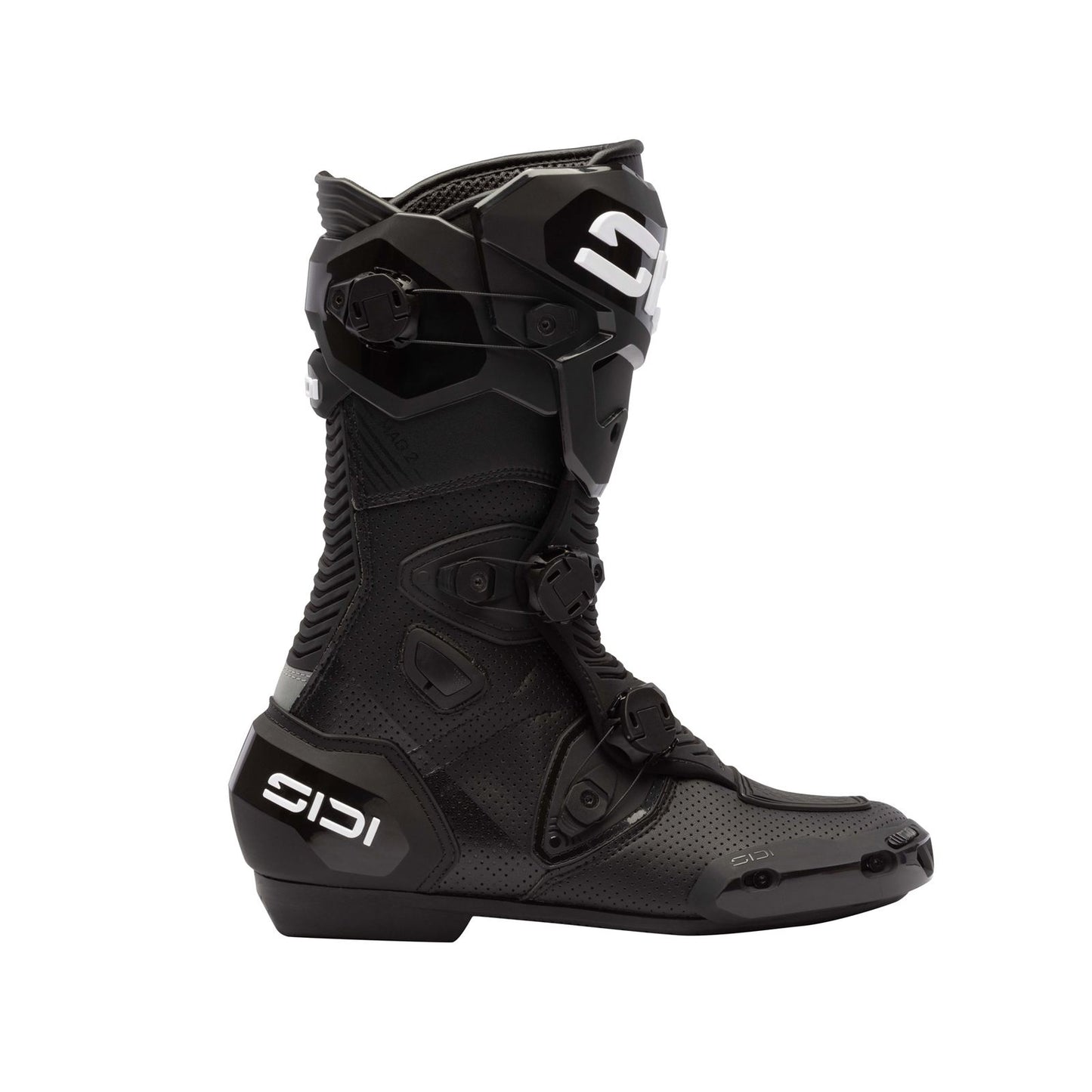 Sidi - Powersports MAG 2 Air Motorcycle Boots - Black/Black - Size 40 [MPN: 000MVMAG2AIRBLK]_1997729