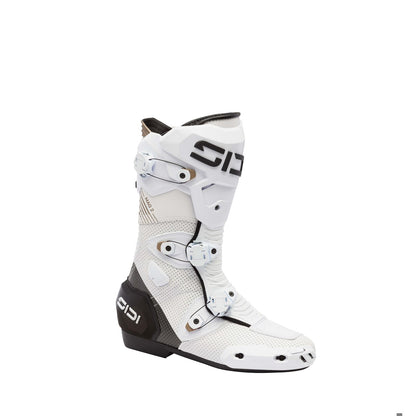 Sidi - Powersports MAG 2 Air Motorcycle Boots - White/Black - Size 39 [MPN: 000MVMAG2AIRWHT]_1996392