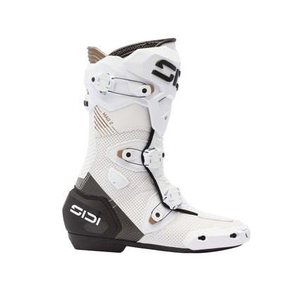 Sidi - Powersports MAG 2 Air Motorcycle Boots - White/Black - Size 39 [MPN: 000MVMAG2AIRWHT]_1996741