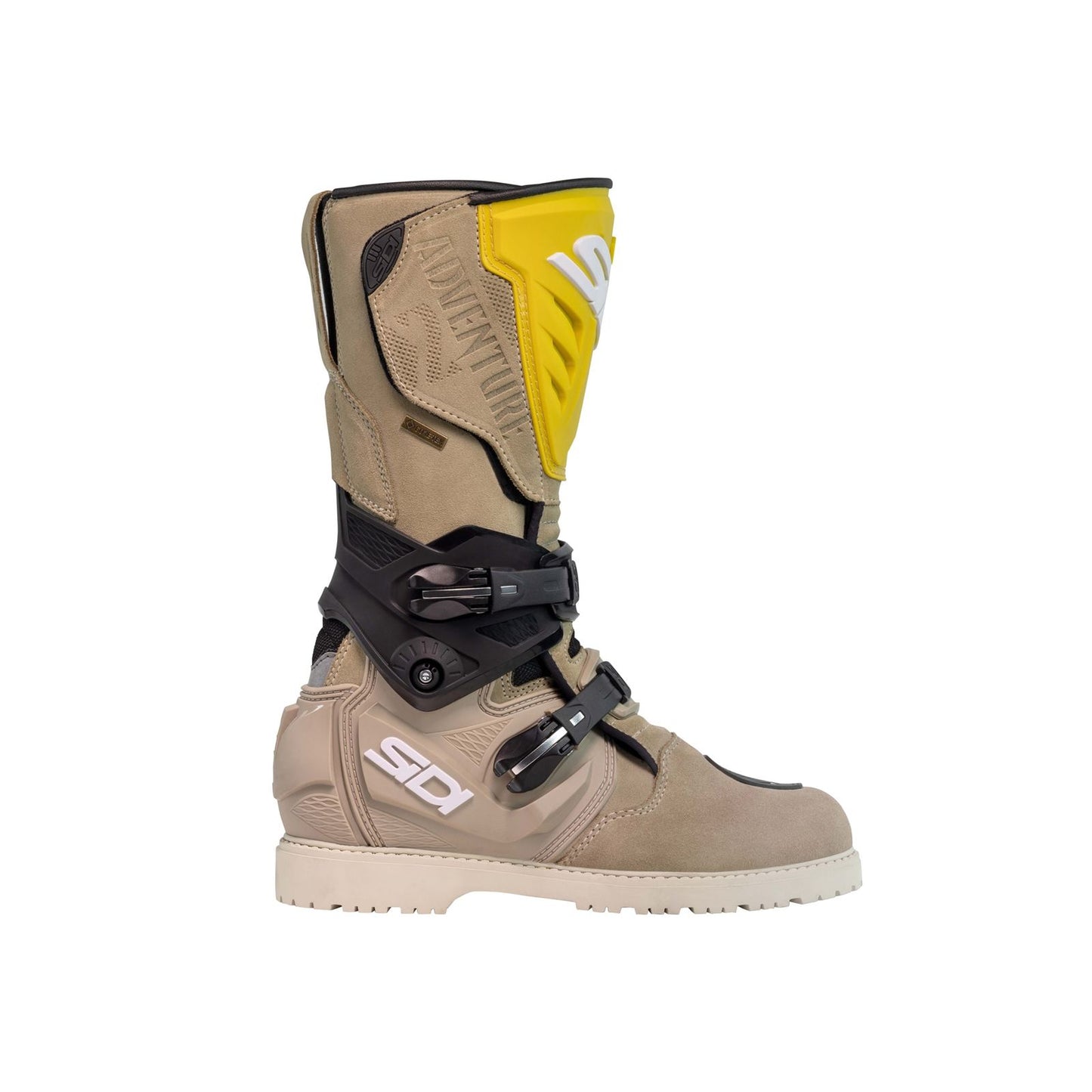 Sidi - Powersports Adventure 2 Gore-Tex Motorcycle Boots - Sand/Ochre - Size 39 [MPN: 000MVADVENT2LES]_1996884