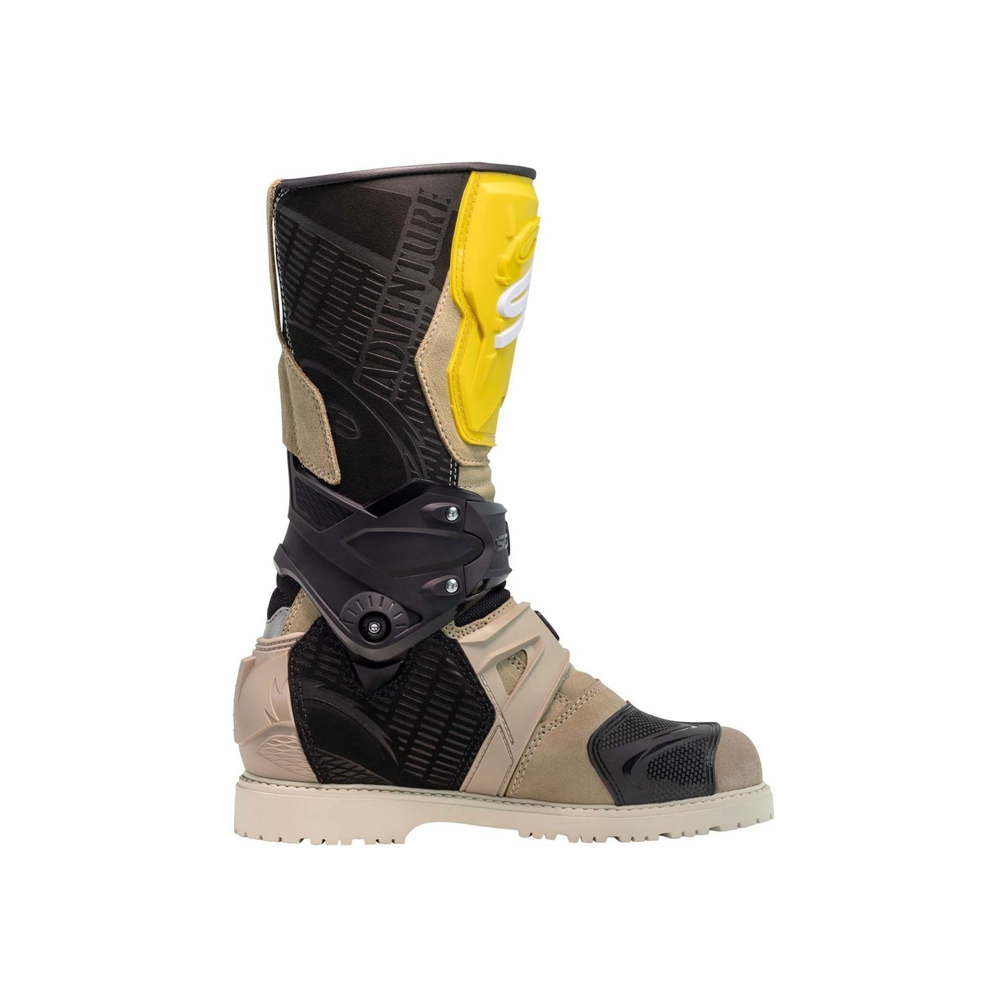Sidi - Powersports Adventure 2 Gore-Tex Motorcycle Boots - Sand/Ochre - Size 40 [MPN: 000MVADVENT2LES]_1996204