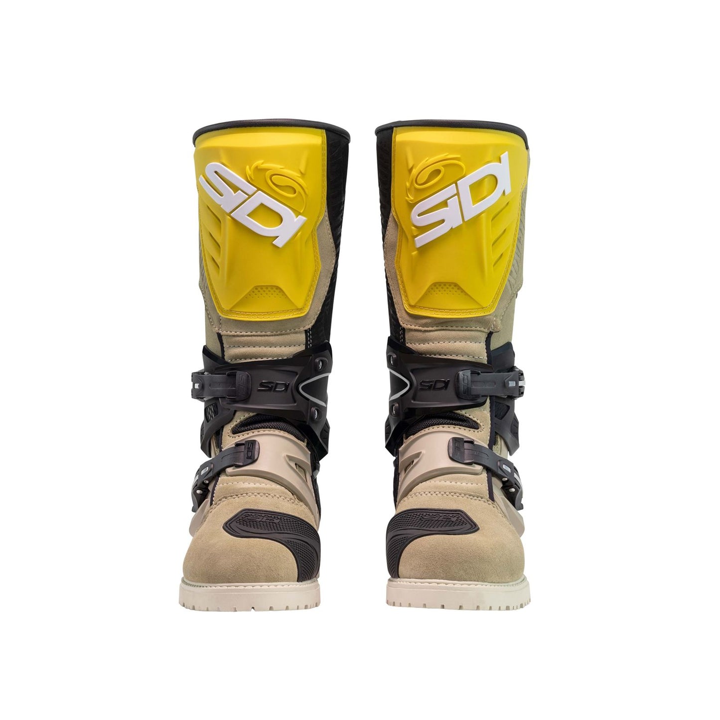 Sidi - Powersports Adventure 2 Gore-Tex Motorcycle Boots - Sand/Ochre - Size 40 [MPN: 000MVADVENT2LES]_1997959
