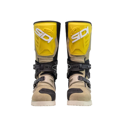 Sidi - Powersports Adventure 2 Gore-Tex Motorcycle Boots - Sand/Ochre - Size 40 [MPN: 000MVADVENT2LES]_1997959