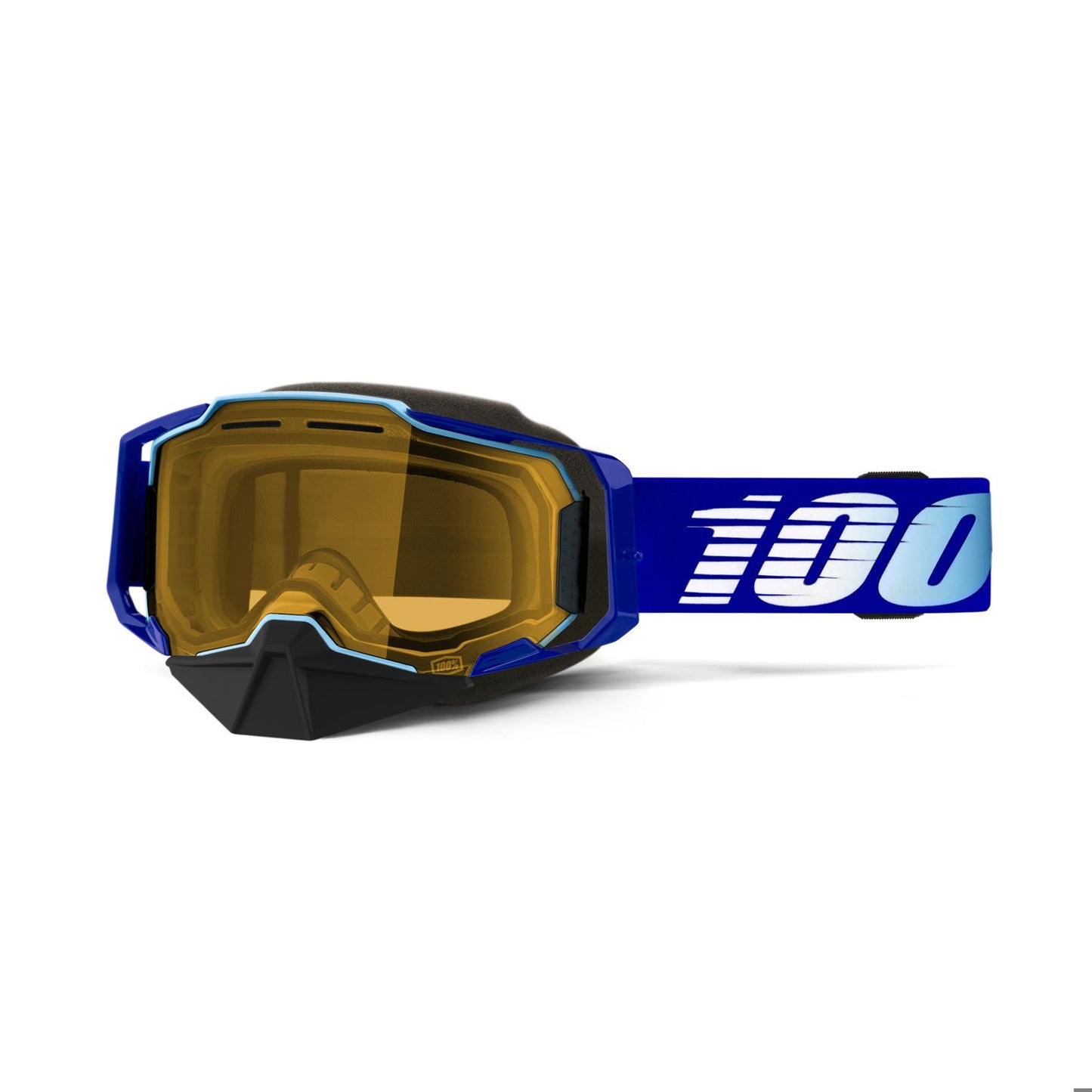 100% Armega Snowmobile Goggles - Blue Yellow Lens [MPN: 50007-10008]_1984265