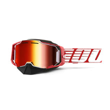 100% Armega Snowmobile Goggles - Red with Red Mirror Lens [MPN: 50008-10010]_1983885