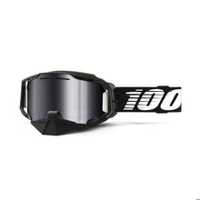 100% Armega Snowmobile Goggles - Black/Silver Flash Mirror Lens [MPN: 50008-10007]_1983477