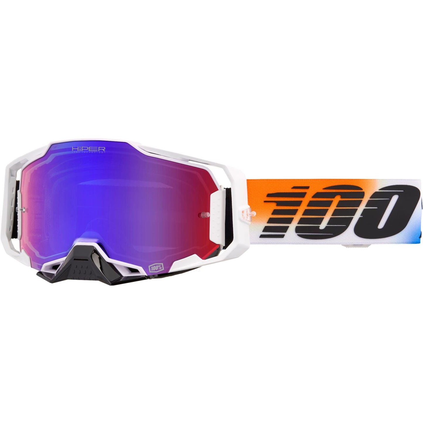100% Armega Hiper Goggles - United Mirror Red/Blue Lens [MPN: 50003-00021]_1839819