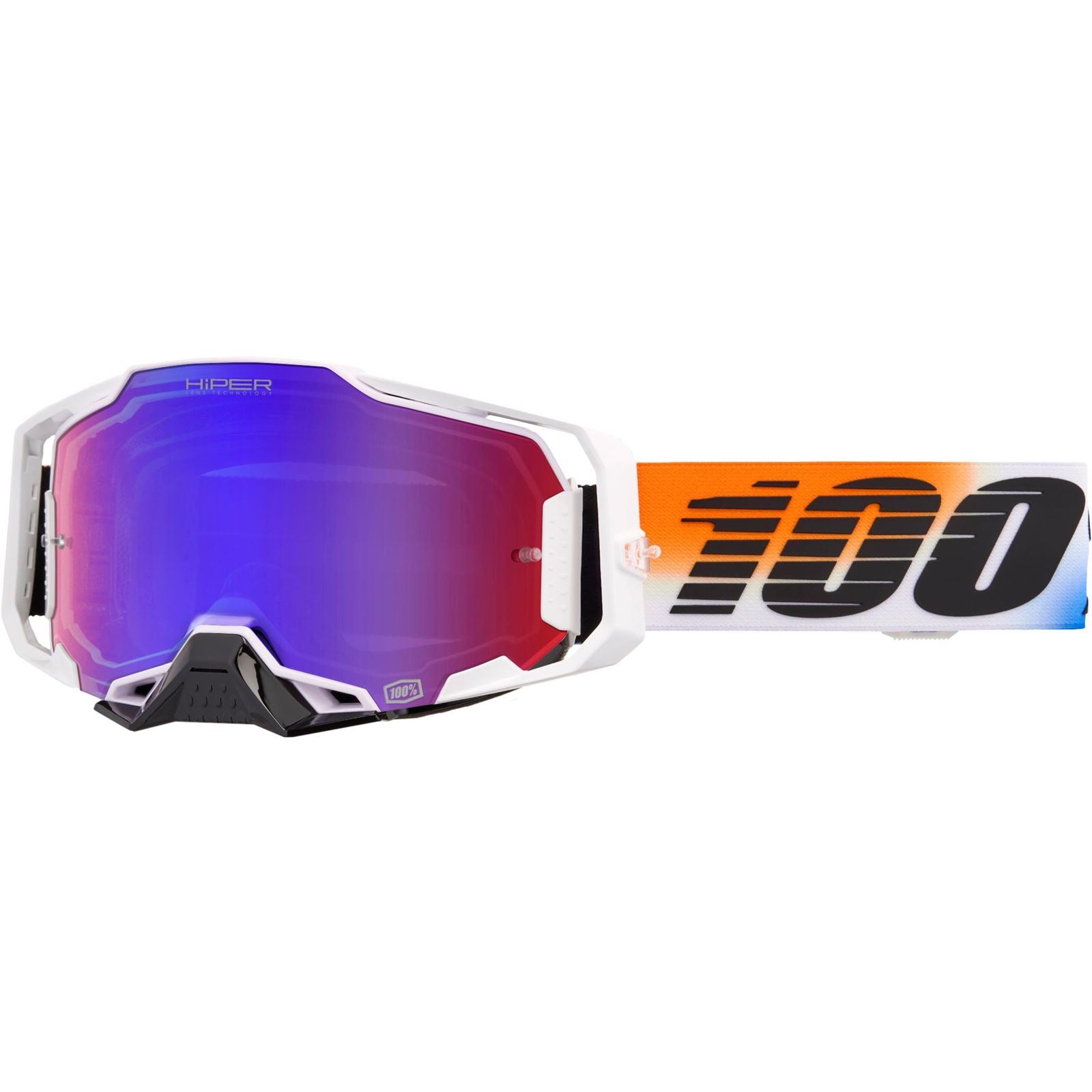 100% Armega Hiper Goggles - United Mirror Red/Blue Lens [MPN: 50003-00021]_1839819