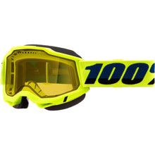 100% Accuri 2 Snowmobile Goggles - Neon Yellow with Yellow Lens [MPN: 50021-10010]_1946917