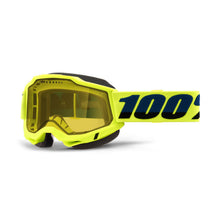 100% Accuri 2 Snowmobile Goggles - Neon Yellow with Yellow Lens [MPN: 50021-10010]_1983494
