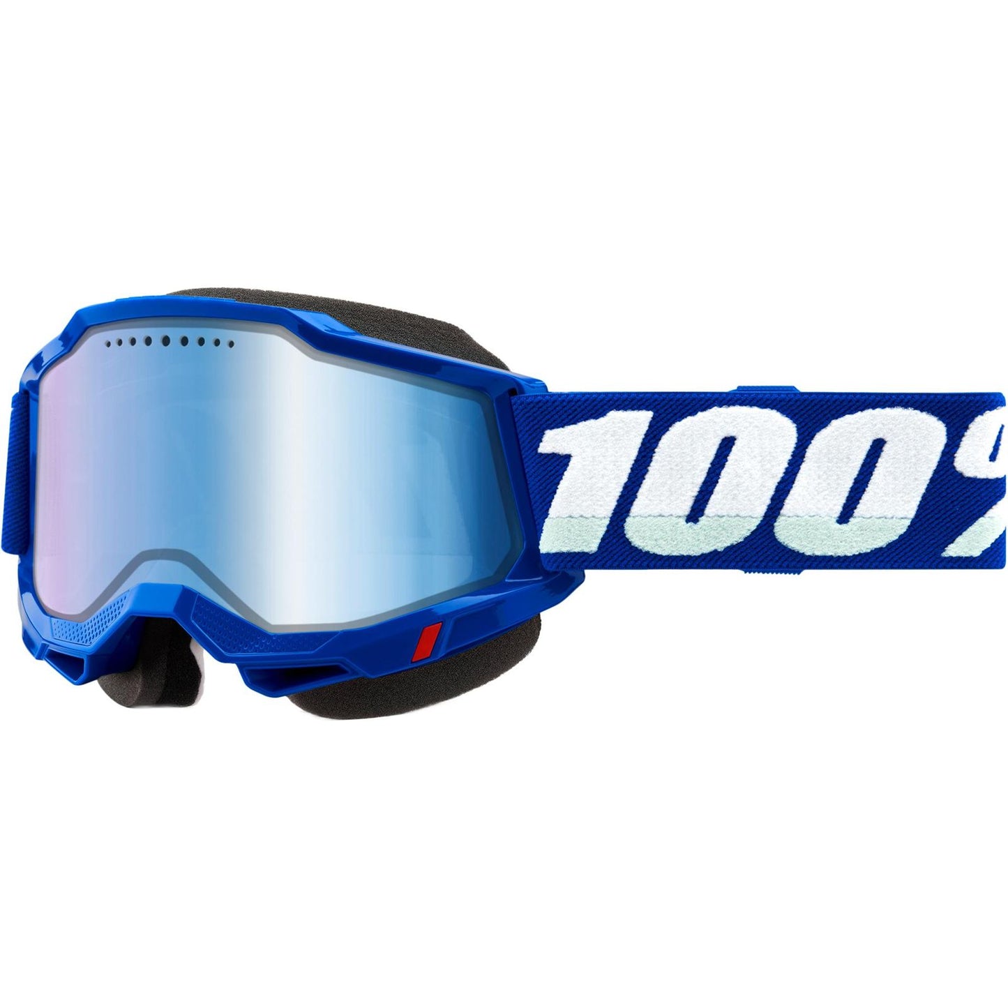 100% Accuri 2 Snowmobile Goggles - Blue with Blue Mirror Lens [MPN: 50022-10009]_1946916