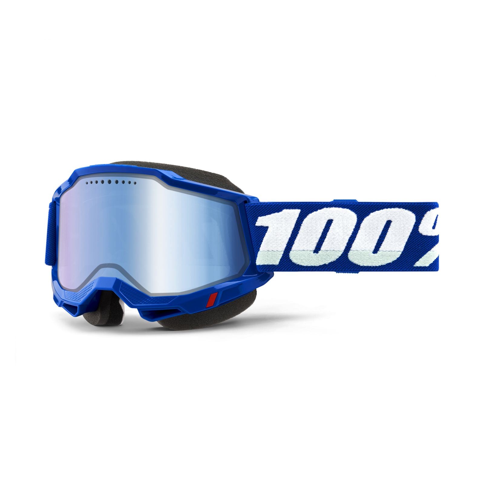 100% Accuri 2 Snowmobile Goggles - Blue with Blue Mirror Lens [MPN: 50022-10009]_1983478