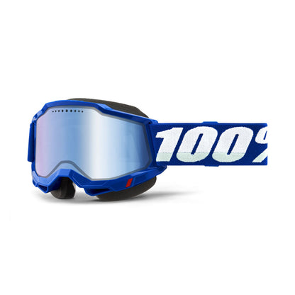 100% Accuri 2 Snowmobile Goggles - Blue with Blue Mirror Lens [MPN: 50022-10009]_1983478
