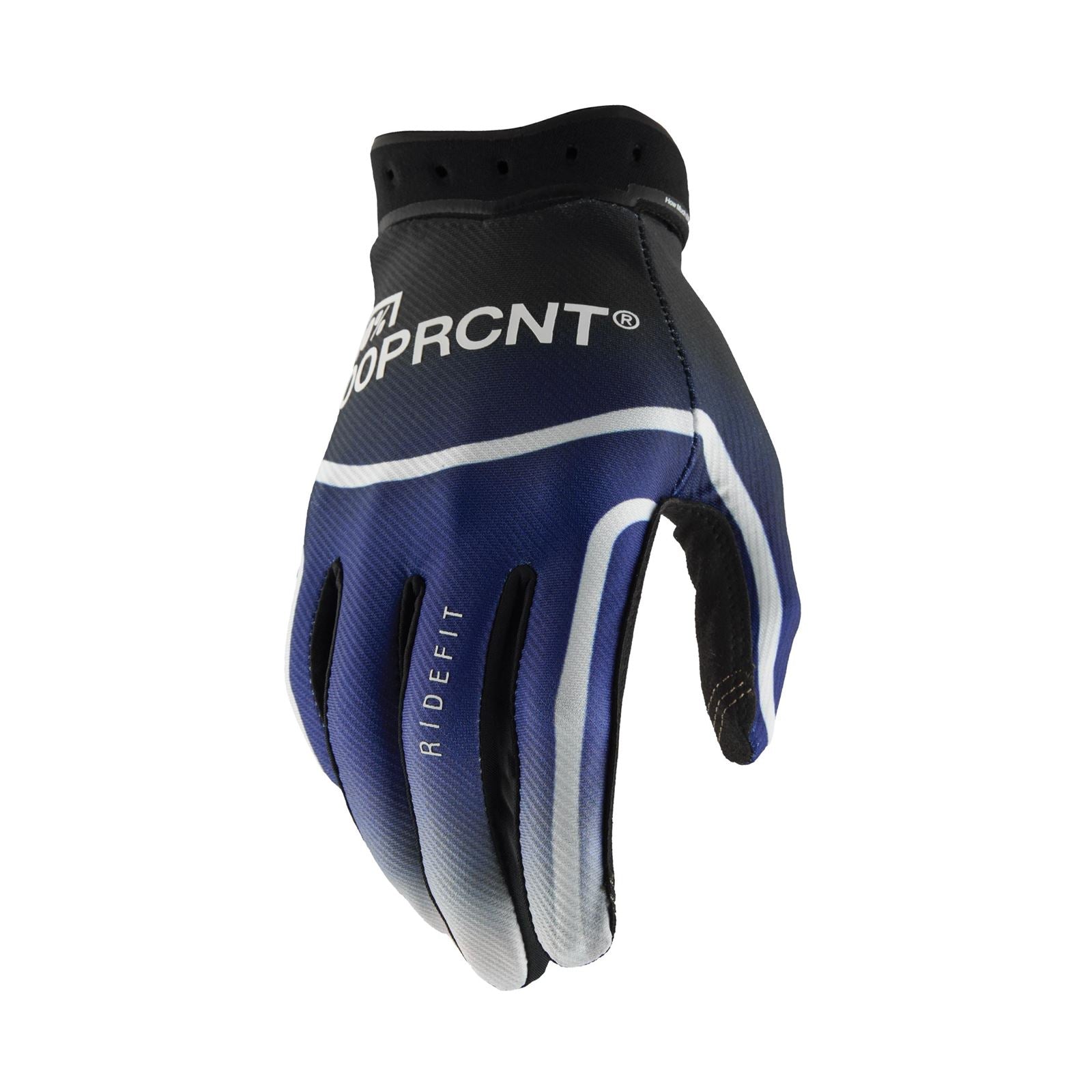 100% Ridefit 2 Gloves - Blue_1873649