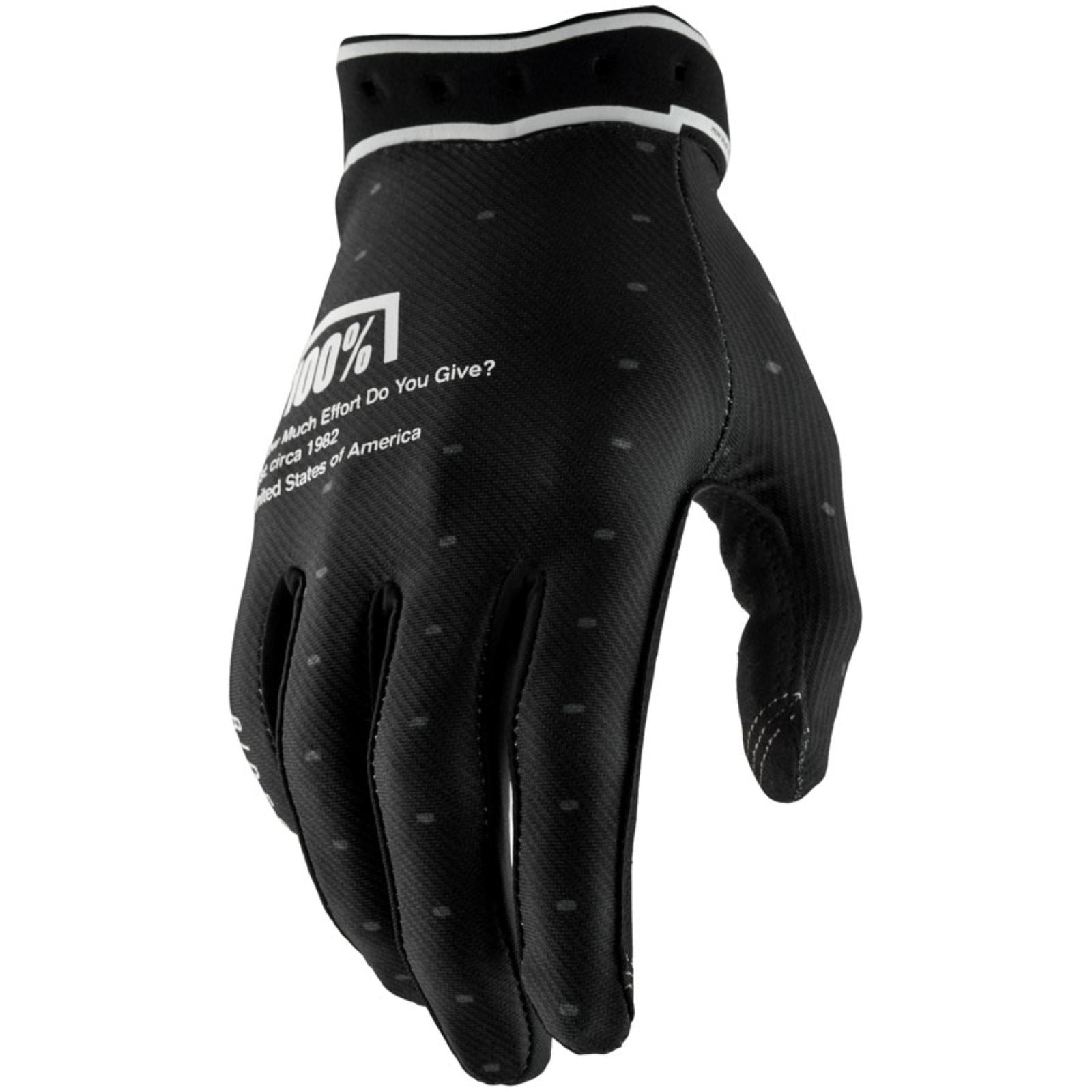 100% Ridefit 2 Gloves - Black_1963487