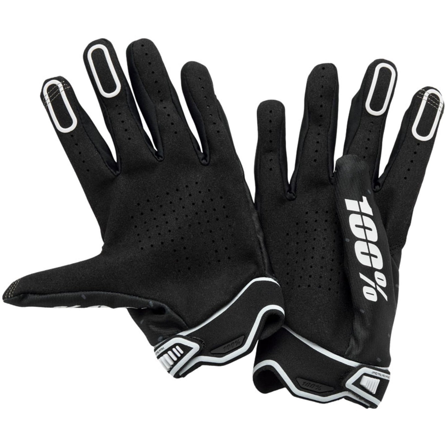 100% Ridefit 2 Gloves - Black_1963488