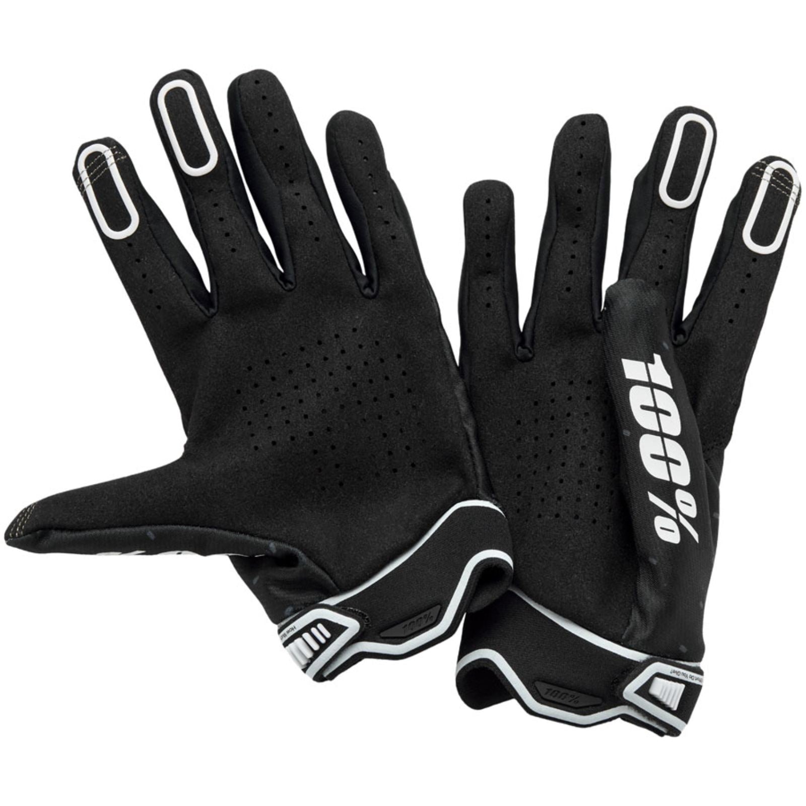 100% Ridefit 2 Gloves - Black_1963488