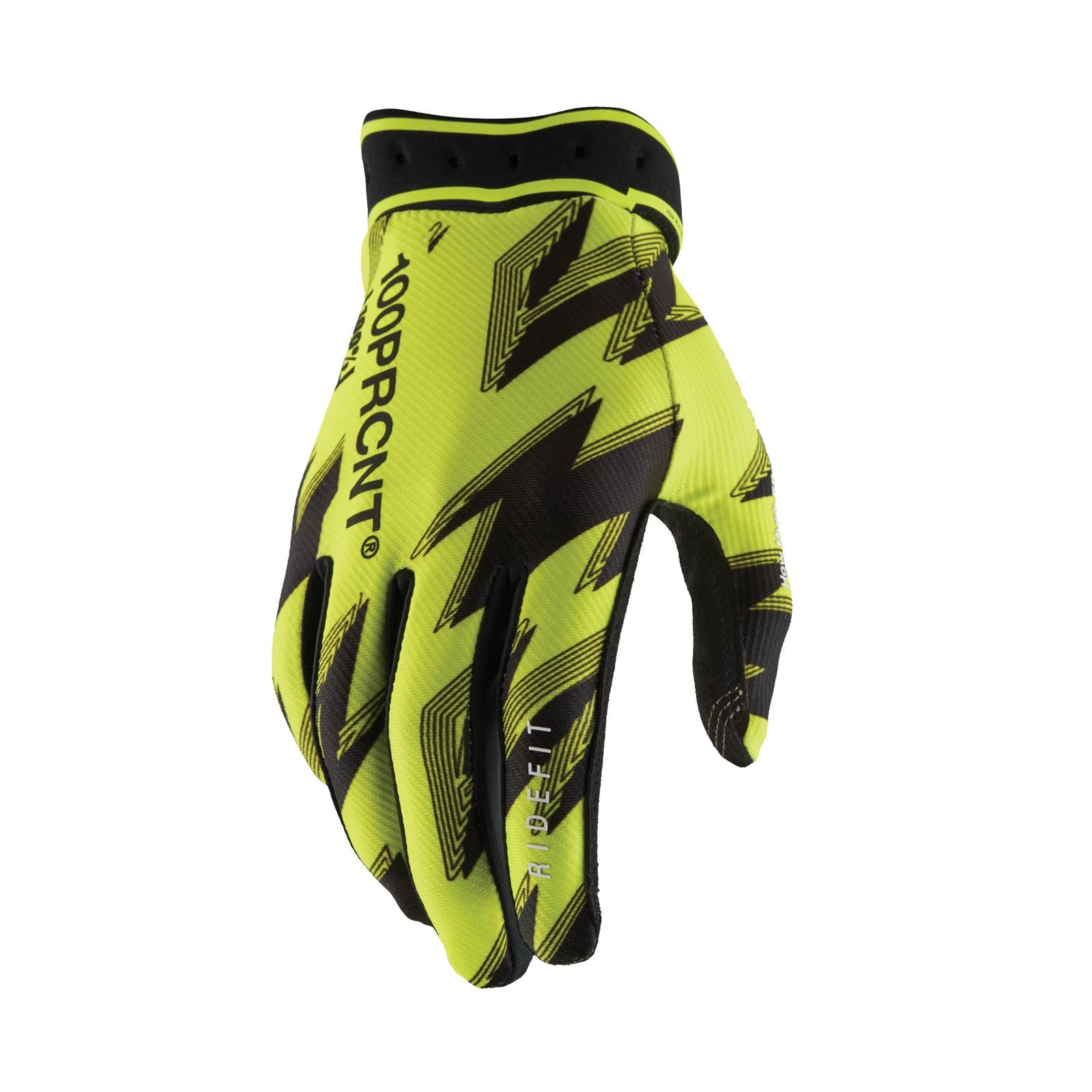 100% Ridefit 2 Gloves - Flo Yellow/Black_1983369