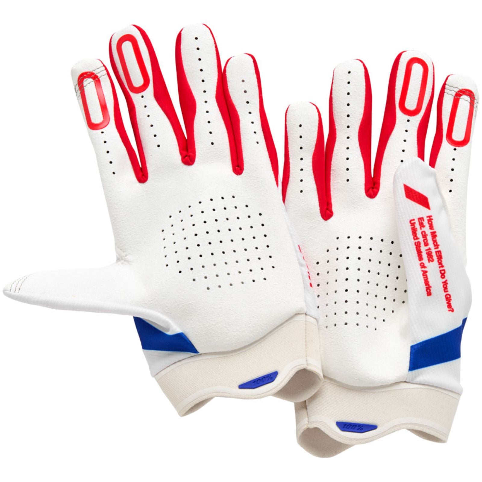 100% Itrack 2 Gloves - Red/White/Blue - Large [MPN: 10044-00023]_1963429